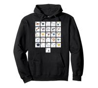 Astrophysics Alphabet A to Z Space Science Learning Chart Pullover Hoodie