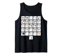 Astrophysics Alphabet A to Z Space Science Learning Chart Tank Top