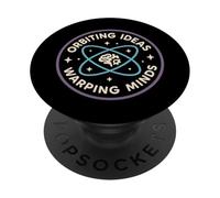 Astrophysics Black Hole Space-Time Gravity Physics Gift PopSockets Adhesive PopGrip