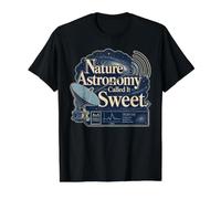 Astrophysics Nature Astronomy Sweet FRB Burst Value Graphic T-Shirt, Men, Black, M
