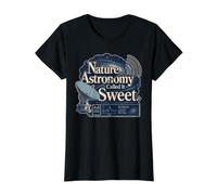 Astrophysics Nature Astronomy Sweet FRB Burst Value Graphic T-Shirt, Women, Black, XL