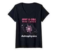 Astrophysics Shirt Funny Astrophysicist Astro Lover Gift V-Neck T-Shirt