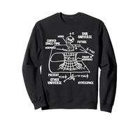 Astrophysics Worm in Worm Hole Sweatshirt