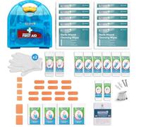 Astroplast Hospital Grade 1-20 Person HSE Compliant First Aid Kit - Premium Integrated Carry Handle & Wall Mountable - Ideal for Home, Wokplace, Sports - Mezzo First Aid Box