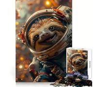 Astrosloth to The Rescue Jigsaw Puzzle for Adults 1000 Pieces Focus Training Mindful Escape Tight Join Meaningful Gift (38x52cm)