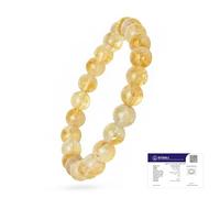 Astrotalk Citrine Bracelet | Merchant's Stone for Prosperity & Clarity | Boost Self-Belief, Focus & Abundance | Astrology Bracelet for Women & Men | Citrine Stone for Success & Joy