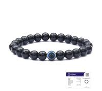 Astrotalk Evil Eye Bracelet | Good Luck Charm for Positive Energy & Protection from Negativity | Evil Eye Bracelet for Man & Woman | Gift for Man & Woman, One Size, Crystal, no gemstone