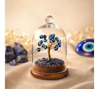 Astrotalk Evil Eye Crystal Tree | Protects from Negative Energy | Feng Shui Items for Good Luck & Protection | Home Decor for Living Room & Bedroom | Housewarming Gifts | Aesthetic Home Decor Items