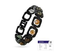 Astrotalk Metal Dhan Yog Bracelet - Black