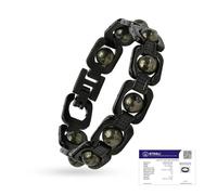 Astrotalk Metal Pyrite Bracelet - Black