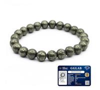 Astrotalk Raw Pyrite Bracelet | Certificate of Authenticity | Attracts Money & Increases Confidence | Astrology Bracelet for Women and Men | Beautifully Crafted with Healing Crystals