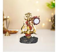 Astrotalk Resin Mahadev Trishul Murti | Compact Shiv Murti For Home Temple, Car Dashboard Or Office Shelf | Lord Shiva Idol For Puja Mandir & Meditation Corners | 8.5X6.5X11 Cm | 1 Piece
