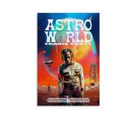 Astroworld by Travis ScottPhoto Landscape Print Poster Home Office Decor Canvas Poster Decorative Paper Wall Picture Print Modern Family Decor BathroomUnframe-style12x18inch(30x45cm)
