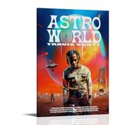 Astroworld by Travis ScottPhoto Landscape Print Poster Home Office Decor Canvas Poster Decorative Paper Wall Picture Print Modern Family Decor BathroomFrame-style08x12inch(20x30cm)