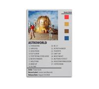 Astroworld by Travis ScottPosters Album Music Figures Album Album Poster Home Decor Office Decor Living Room Living Room Decor Teen Bedroom Canvas Painting Oil Painting Print Gift12x18inch(30x45cm) Un