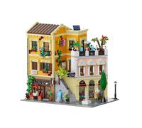 AstrumBlock Lighted Roman Corner Shop Building Blocks Set, Modular Street View Architecture Model Kit with LED Lights, Collectible Adult Building Toy & Home Décor Gift (4507Pcs)