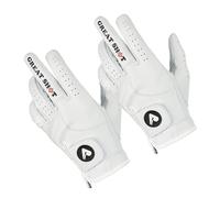ASTUR Golf Gloves 2 Pack Cabretta Leather Golf Glove Men Left Hand, (Great Shot, M)