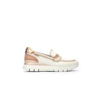 Pikolinos for woman. W9C-3882C1 Beige leather loafers Asturias (38), Flat, None, Casual