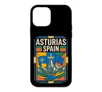 Asturias Spain Flag Retro Mountain Travel Graphic Case for iPhone 12 mini