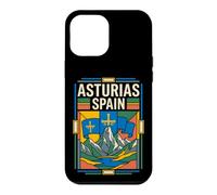 Asturias Spain Flag Retro Mountain Travel Graphic Case for iPhone 12 Pro Max