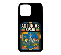 Asturias Spain Flag Retro Mountain Travel Graphic Case for iPhone 13 Pro Max