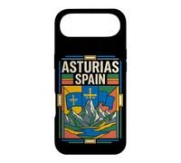 Asturias Spain Flag Retro Mountain Travel Graphic Case for iPhone Air