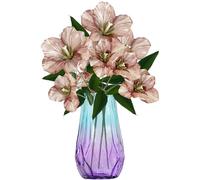 astylishome Artificial Plant Tulips Fake Flowers - 3Pcs Fake Flower for DIY Wedding Bouquet Party Table Centerpieces 4930