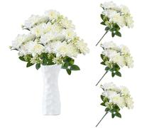 astylishome Bouquet of Flowers Artificial Lotus Flower Aquatic Water Lily Realistic Plant for Vase Indoor Pond Aquarium Decoration Pool Outdoor 4110
