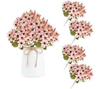 astylishome Bouquet of Flowers Birthday Artificial Plastic Plants Artificial Flowers Gerbera Daisy Bouquet Wedding Shrysanthemum Daisy Bouquet Jumping Orchid Artificial Flowers 3404
