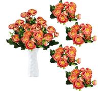 astylishome Decorative Artificial Flowers 36 Bunches Fake Flower Bouquet Vintage for Wedding Party Table Centerpieces Floral Arrangement Home Kitchen Decor 0909