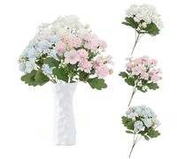 astylishome Fake Flower Artificial Flowers Indoor Realistic with Long Stems Fake Floral Vintage Bouquets for Table Centerpiece Wedding Home Decoration 2221