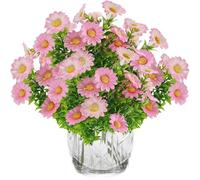 astylishome Fake Flowers for Decoration 60 Bundles Artificial Daisy Flower Faux Wildflowers Plastic False Flowers Bouquet for Farmhouse Garden Indoor Outdoor Table Centerpieces 0606