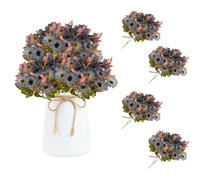 astylishome Faux Flowers Outdoor Grave Artificial Daisies Flowers Fake Silk Flowers Realistic Faux Daisy Flower for Outdoor and Indoor Decorative Artificial Flowers for Wedding Home Garden 3310