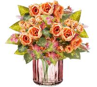 astylishome Faux Flowers that Look Real for Grave Peony Artificial Flowers with Long Stem Large Fake Peonies Decorative Faux Flowers for Autumn Decorations Home Wedding Party Floral Arrangements 3701