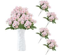 astylishome Faux Flowers that Look Real for Outdoors Wedding Bouquet Artificial Rose Bouquets Beautiful Bridal Bridesmaid Flower Artificial Silk Flowers White 3510