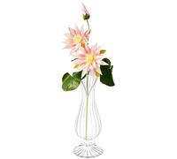 astylishome Large Faux Flowers for Indoors Pink - 140CM Artificial Real Touch Plants for Home Kitchen Decoration 6110