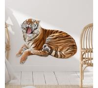 astylishome Personalised Wall Sticker Tiger Safari Sticker for a Children Bedroom and Nursery Easy to Apply and Cleanly Removable Wallpaper for Living Room 1511