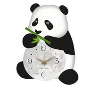 astylishome Unusual Wall Clocks for Living Room Large Panda Wall Mounted Lovely Silent Hanging Decor Creative Animal Ornament Battery Operated Clock for Bedroom Small Wall Art Decor 0207