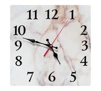 astylishome Wall Clock for Bedroom Large Clocks - Modern Abstract Art Silent Non Ticking Simple Stylish Design Battery Operated for Living Room Kitchen Office School 0511