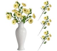 astylishome Yellow Daisies Bunches Faux Flower - Fake Daisy Bouquet Decor Realistic Floral Arrangements 5004