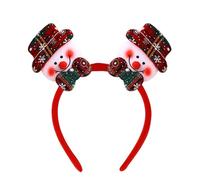 Asudaro 1/4 Piece Christmas Headband, 21 cm x 20 cm Set Christmas Headband with Various Designs Hair Accessories for Christmas Decoration Headband Christmas Decoration Christmas Gifts