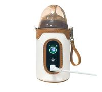 Asudaro Bottle Warmer 5 V, Baby Bottle Warmer, Adjustable to 26 Speed, 24 Hours Thermostatic - Small / Large Bear Bottle Bag, for Home and Travel Use