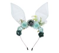 Asudaro Easter Bunny Ear Headband Sexy Lace Bunny Ears Headband Rabbit Lace Headband for Women Girls Kids Cosplay Costume Hair Accessories