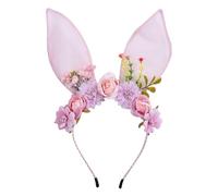 Asudaro Easter Bunny Ear Headband Sexy Lace Bunny Ears Headband Rabbit Lace Headband for Women Girls Kids Cosplay Costume Hair Accessories