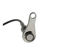 Asudaro Motorcycle Handlebar Control Switch, Push Button, Automatic, Green, Single Switch with Green LED Light for Motorcycles with 7mm Diameter