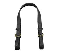 Asudaro Pack of 2 Women's Bag Handles PU Leather DIY Shoulder Straps Bag Straps Shoulder Strap Replacement Handle Bag Accessories 47 to 52 cm Black
