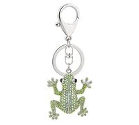 Asudaro Shiny Animal Keychain, Fashionable Exquisite Frog Shape Keychain Cute Handbag Personalized Keyring Creative Animal Series Key Chain Pendant For Ladies Girl Gift