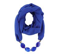 Asudaro Women's Scarf Necklace Fashion Jewellery Pendant Scarves Sun Protection Vintage Bohemian Style Chain Tassels Scarf Necklace Bandanas Clothing Elegant Scarf Wrap Pashminas 180 x 48 cm