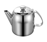 Asuinxurr Stainless Steel Teapot Spill-Proof Metal Teapot 20 Oz with Short Straight Spout Cold Water Jug Coffee Kettle