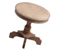 Asukohu 1:12 Miniature Furniture Wooden Round Side Table Vintage Dollhouses Minis Furniture Dollhouses Decorations Accessories Wood Round Side Table